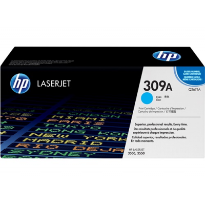 HP n° 309A - cyan - Q2671A - Dernier produit !