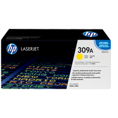 HP n° 309A - Jaune - Q2672A - Dernier produit !