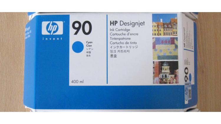 Cartouche d'encre HP 90 Cyan 400 ml - C5061A