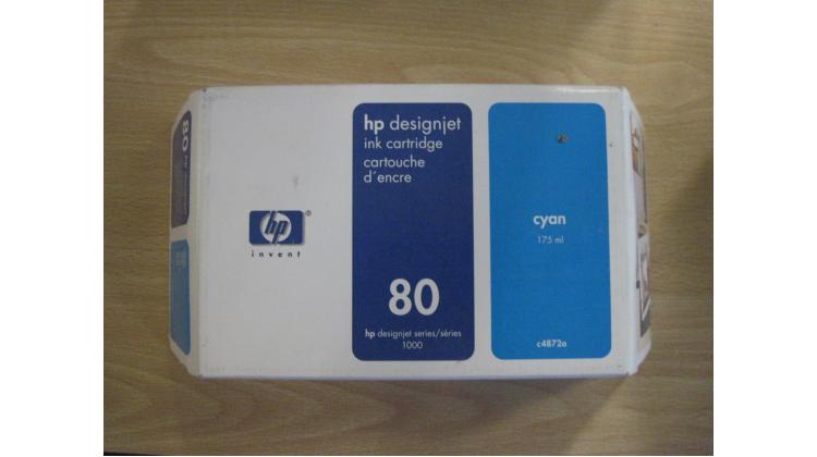 Cartouche d'encre HP 80 Cyan 175 ml - C4872A