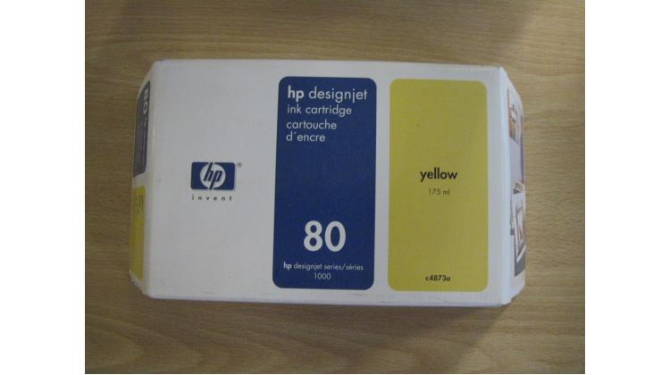 Cartouche d'encre HP 80 Jaune 175 ml - C4873A