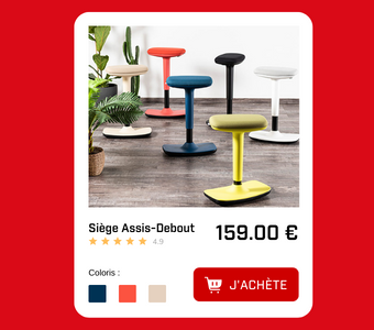 Siège assis debout