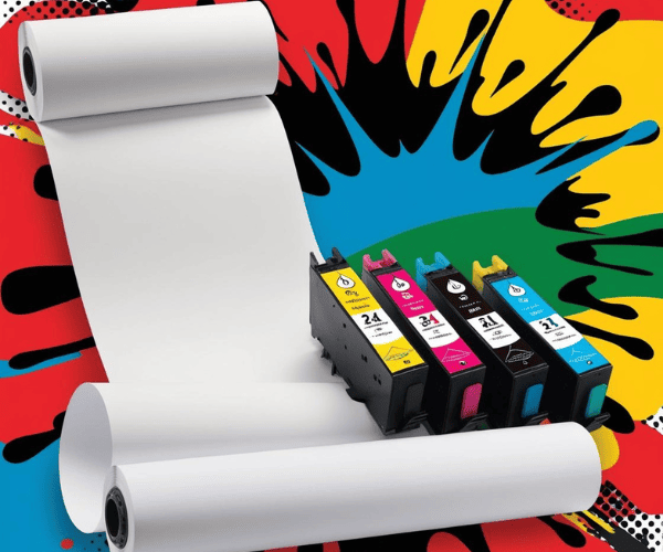 Consommable papier et encre