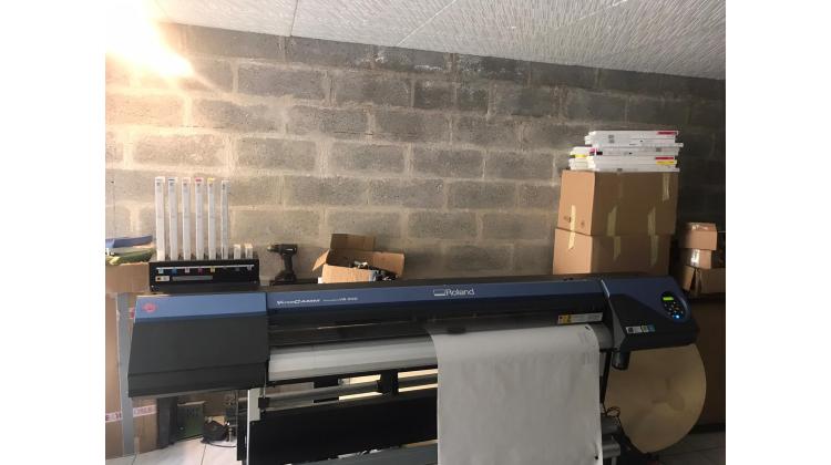 Un lot de machines roland et mimaki 