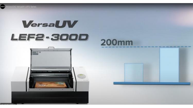 Imprimante Objets Roland LEF2 300D
